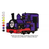 Charlie The Tank Engine Embroidery Design 02